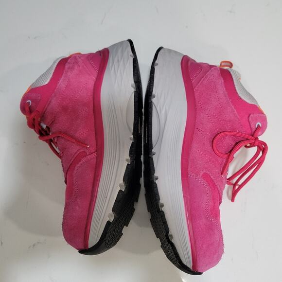 Skechers Work Max Cushioning Arch Fit Composite  Toe  Pink Suede Size 7 - Picture 7 of 13